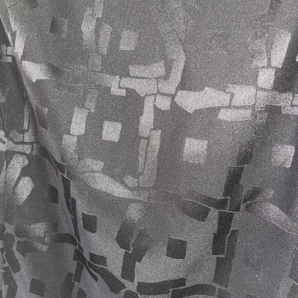 A J Bari Vintage Womens Skirt Suit Jacket Size 12 Black Balloon Sleeve Peplum - Picture 13 of 16